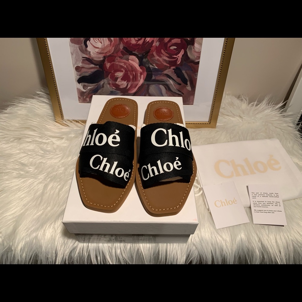 Chloe woody sandals